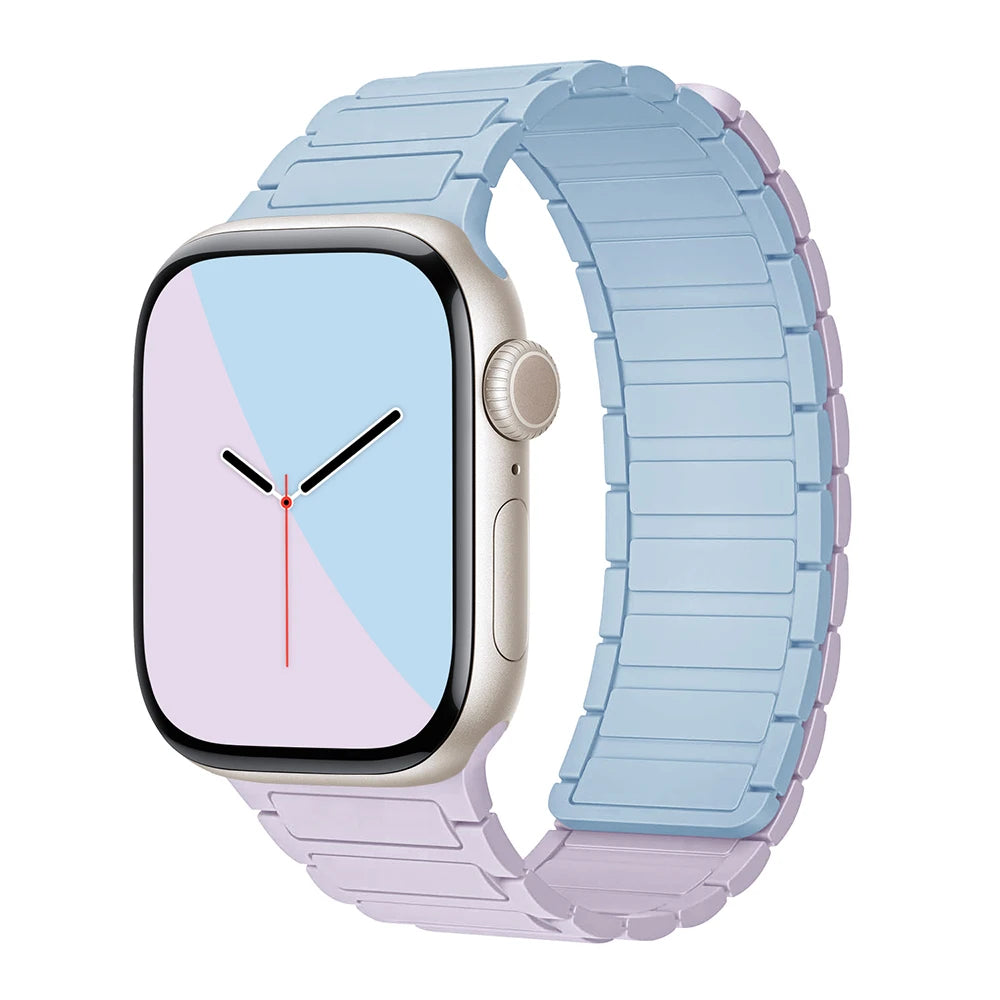 Magnetiskt silikon Klockarmband
