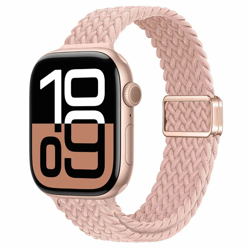 Slim Braided Magnetic Sports Watch Band 38mm / 40mm / 41mm / 42 mm  (S10) / Pink Sand DP2410141S02