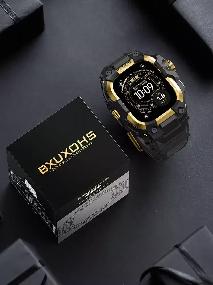 Tactical Watch Band With Built In Case