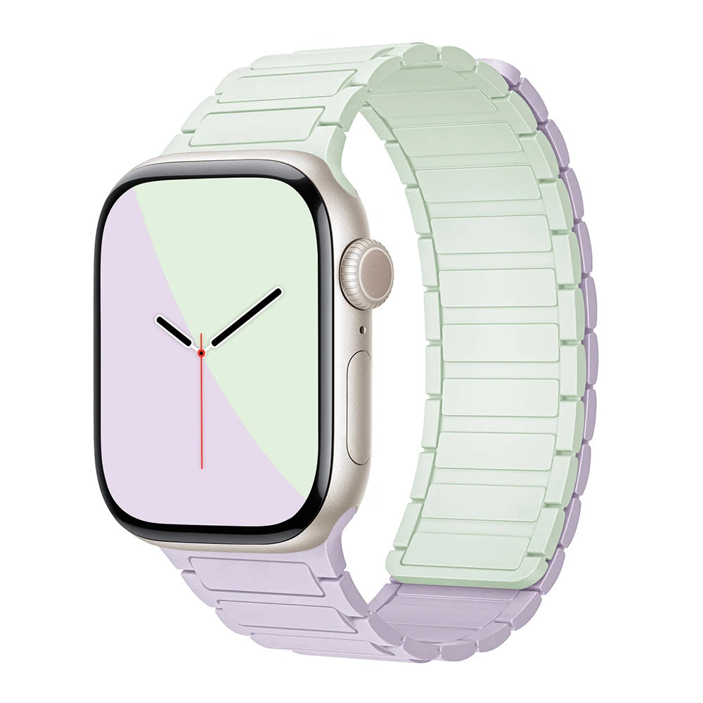 Magnetiskt silikon Klockarmband