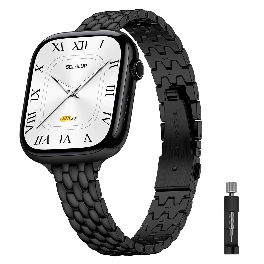 Pebble Link Stainless Steel Watch Band