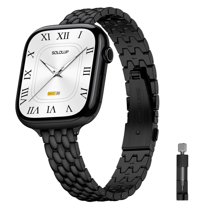 Pebble Link Stainless Steel Watch Band