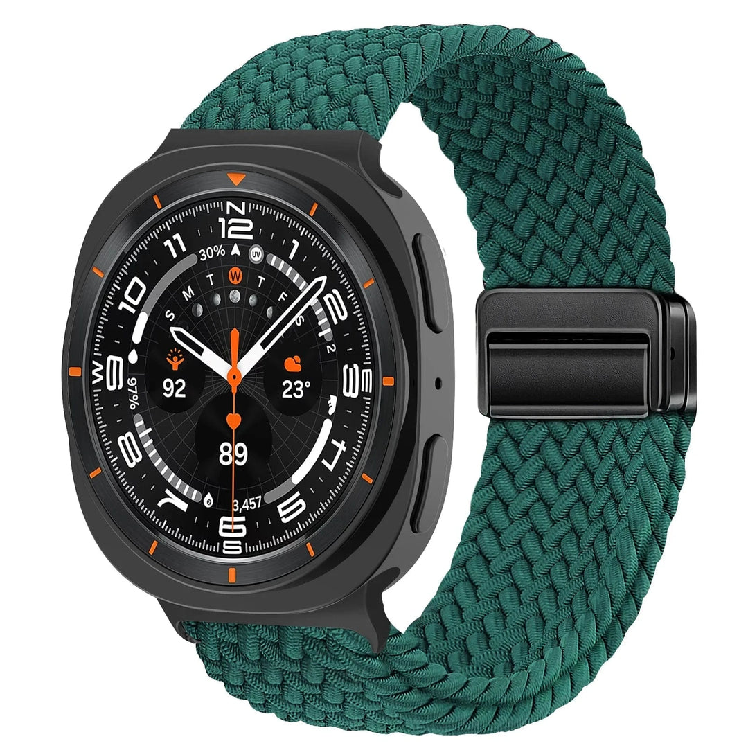 Braided Magnetic Sports Band For Samsung Watch 8 Rainforest Green / galaxy 8classic 46mm 200000049:201449062#Rainforest Green;200000051:3269252#galaxy 8classic 46mm;200007763:201336100