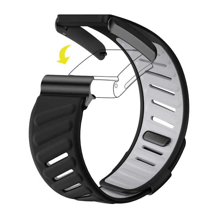 Silicone Sports Band For Whoop Black - Light Gray / Whoop 3.0 DX250307203