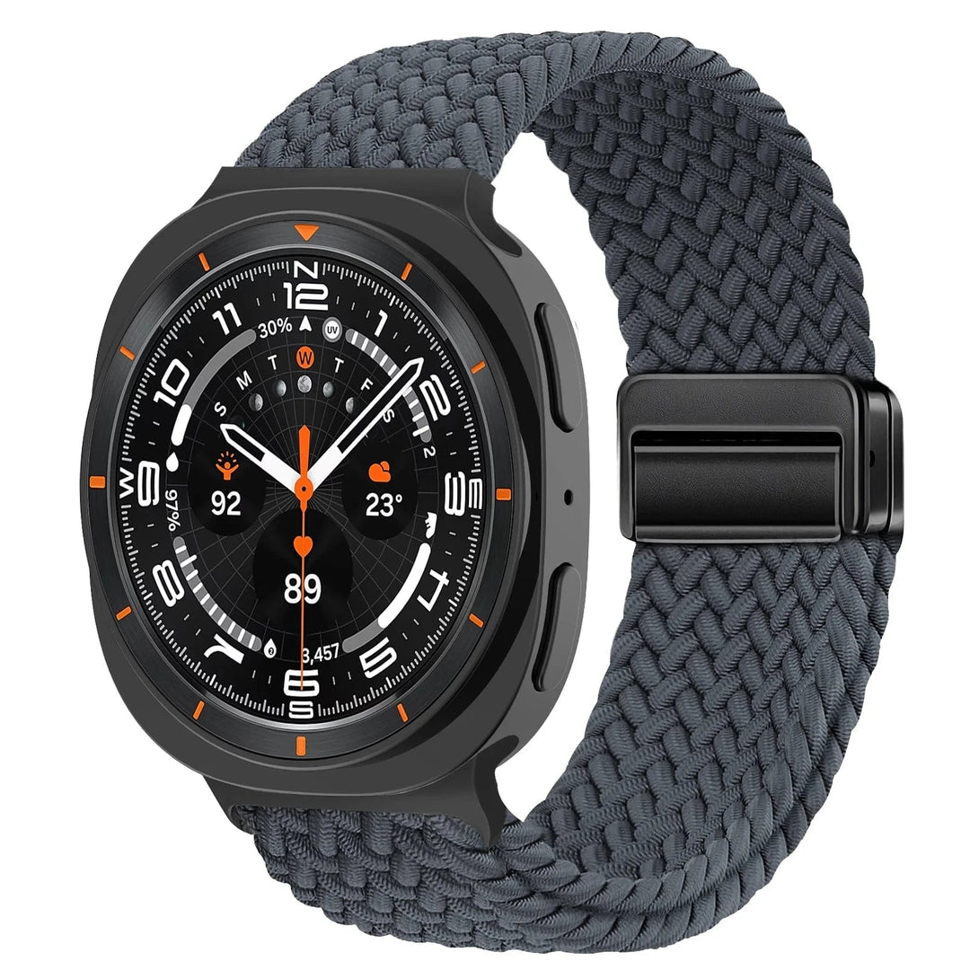 Braided Magnetic Sports Band For Samsung Watch 8 space gray / galaxy 8classic 46mm 200000049:201449057#space gray;200000051:3269252#galaxy 8classic 46mm;200007763:201336100