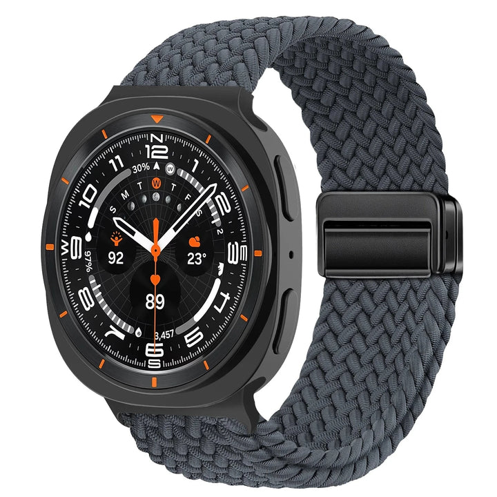 Braided Magnetic Sports Band For Samsung Watch 8 space gray / galaxy 8classic 46mm 200000049:201449057#space gray;200000051:3269252#galaxy 8classic 46mm;200007763:201336100