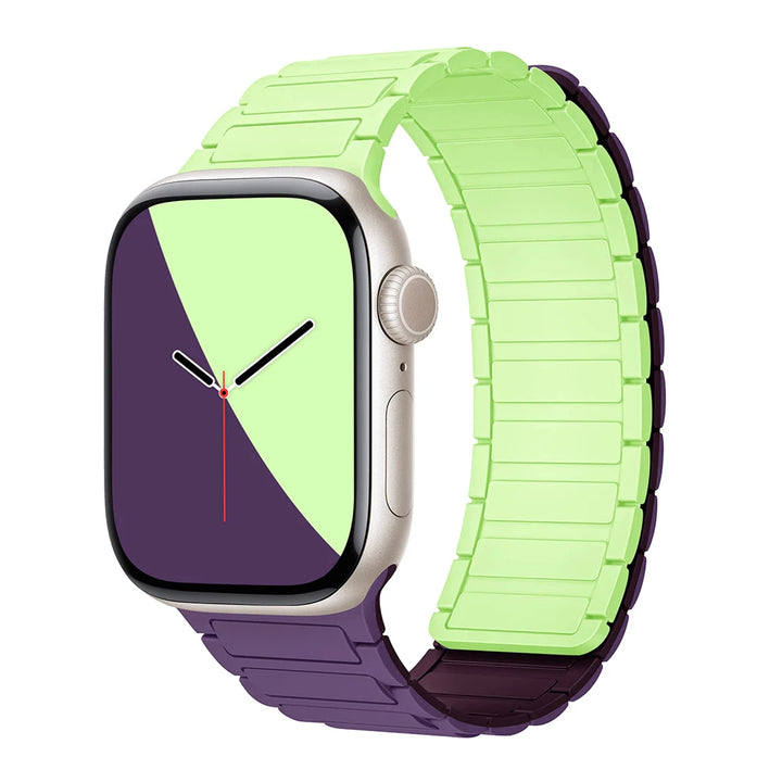 Magnetiskt silikon Klockarmband