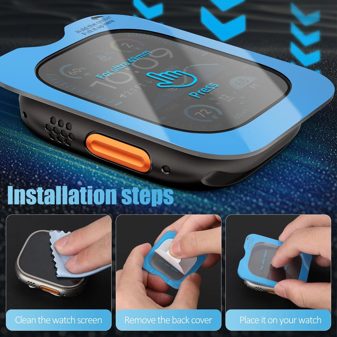 Tempered Glass Apple Watch Ultra Screen Protector