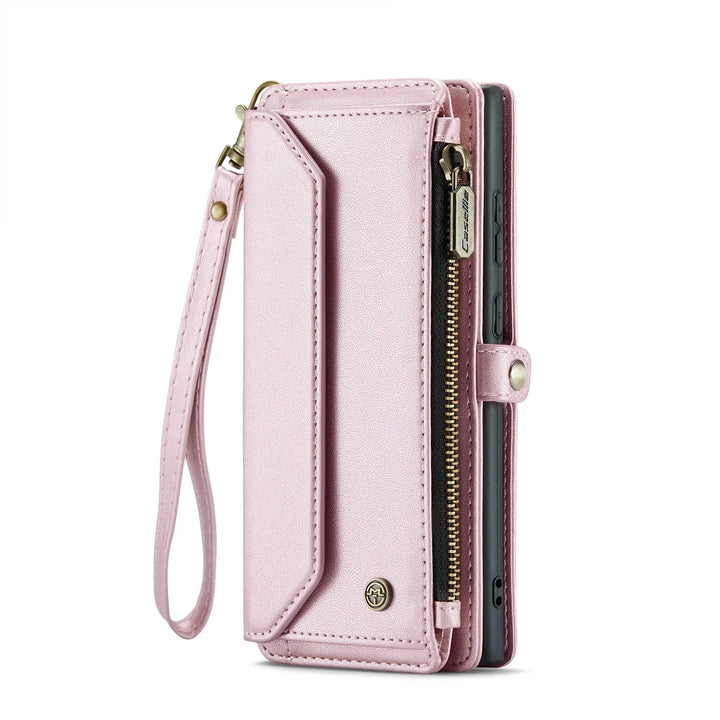RFID Crossbody Leather Wallet Case For Samsung Galaxy Galaxy S20 FE / Pink CM20240918-03-Samsung S20 FE-Pink