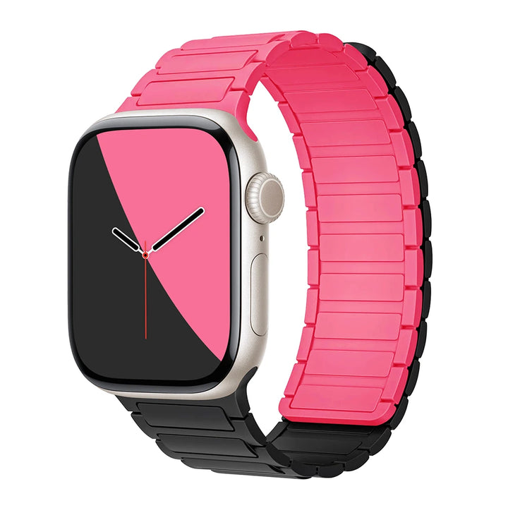 Magnetiskt silikon Klockarmband