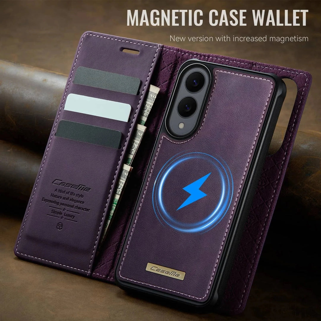 RFID Detachable Leather Card Holder Case For Samsung S Series