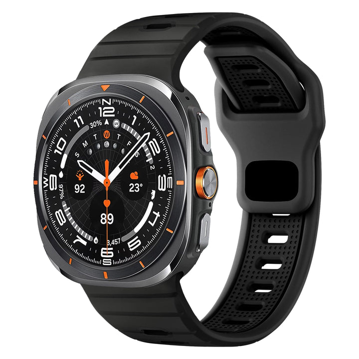 2 Tone Sports Watch Band for Samsung Watch 7 Ultra Black DX241118101