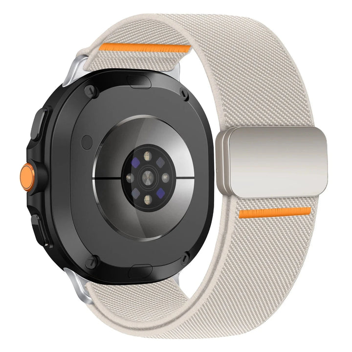 Magnetic Nylon Sports Band For Samsung Watch 8 starlight / galaxy watch 8 44mm 200000049:201449062#starlight;200000051:201336458#galaxy watch 8 44mm;200007763:201336100