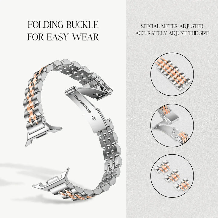 Slim Stainless Steel Bracelet Band For Samsung Watch 8