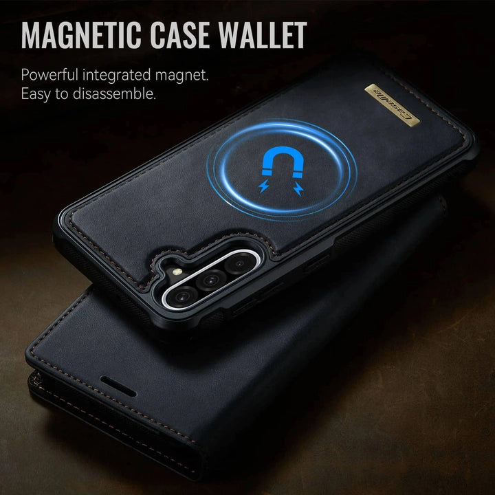 RFID Detachable Leather Card Holder Case For Samsung A Series