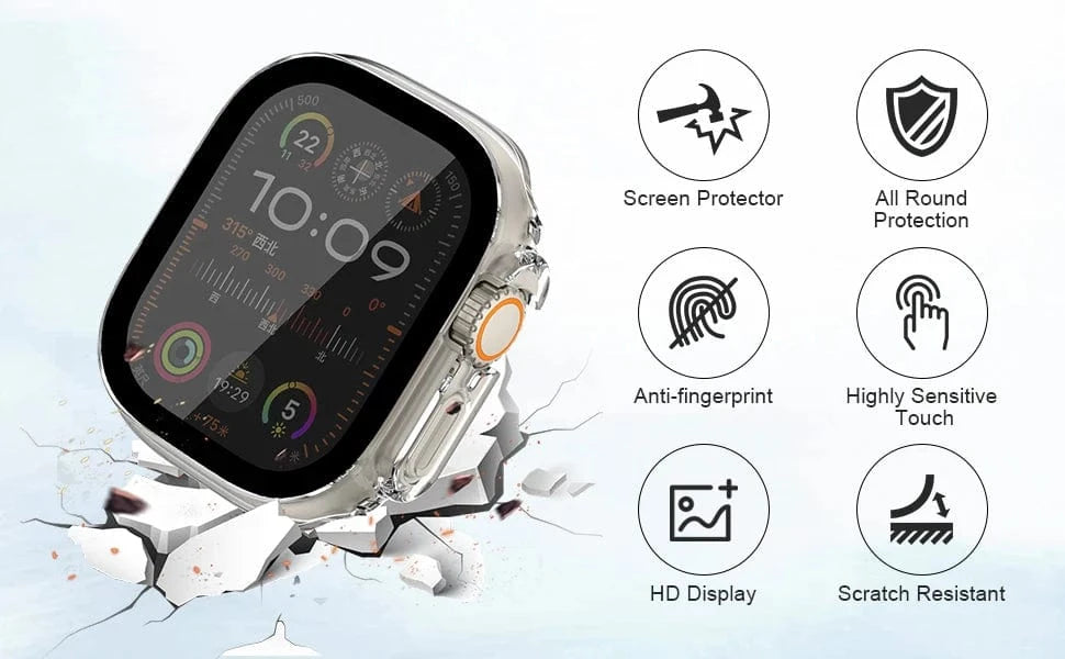 Privacy Tempered Glass Watch Screen Protector