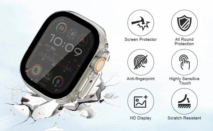 Privacy Tempered Glass Watch Screen Protector