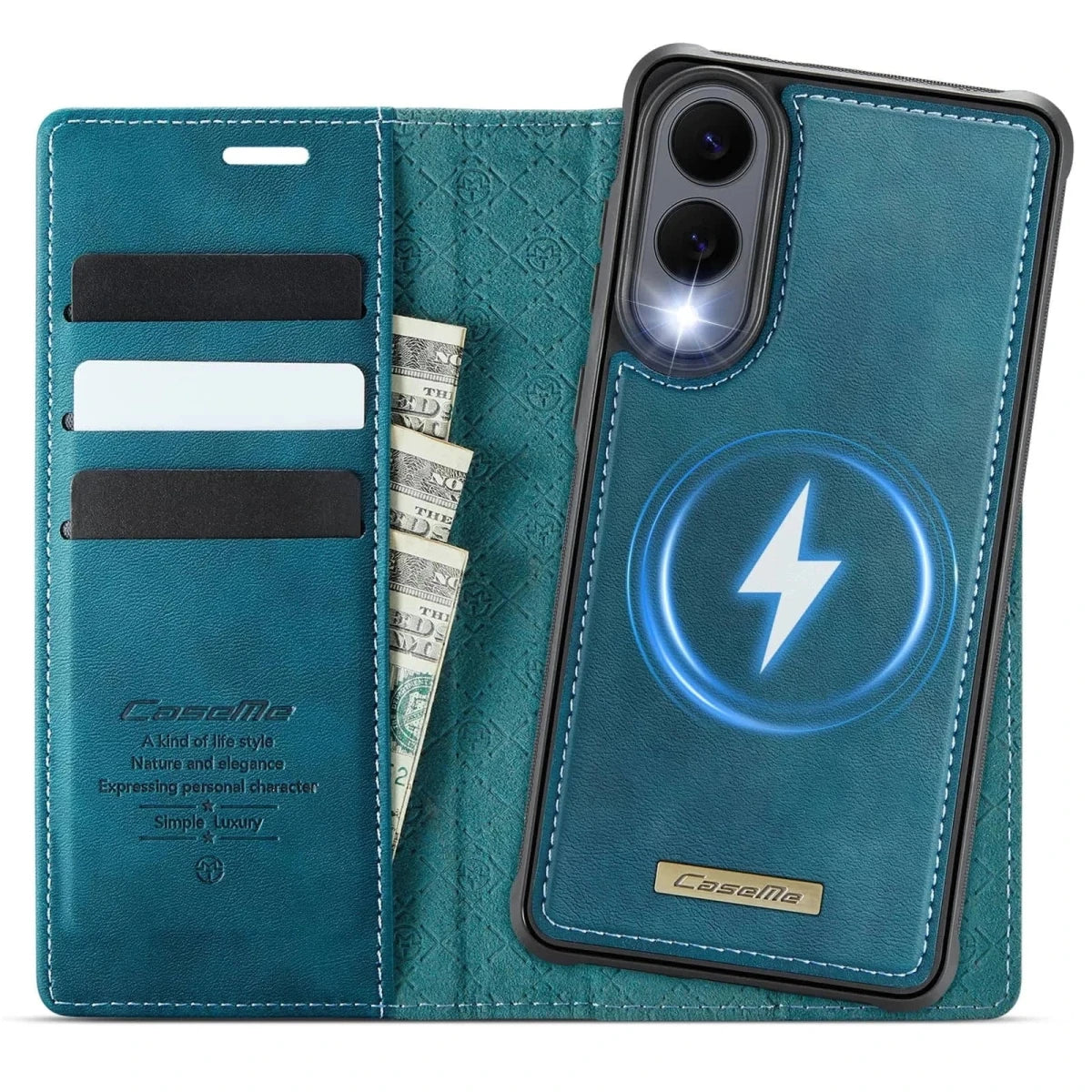 Antsturdy Handyhülle Für IPhone X/XS – Flip-Folio Mit RFID-Schutz, Kartenfächern & Standfunktion