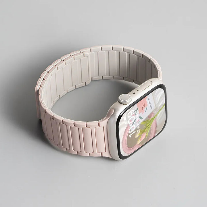 Magnetiskt silikon Klockarmband