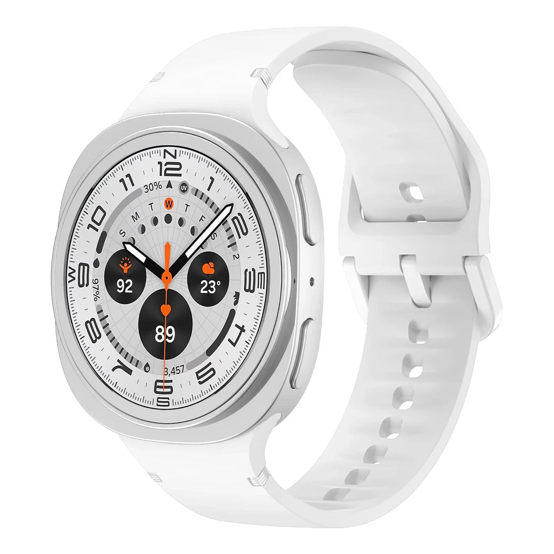 Sports Band For Samsung Watch 7 series 8 white / galaxy watch 8 44mm 200000049:5057817297#series 8 white;200000051:201336458#galaxy watch 8 44mm;200007763:201336100