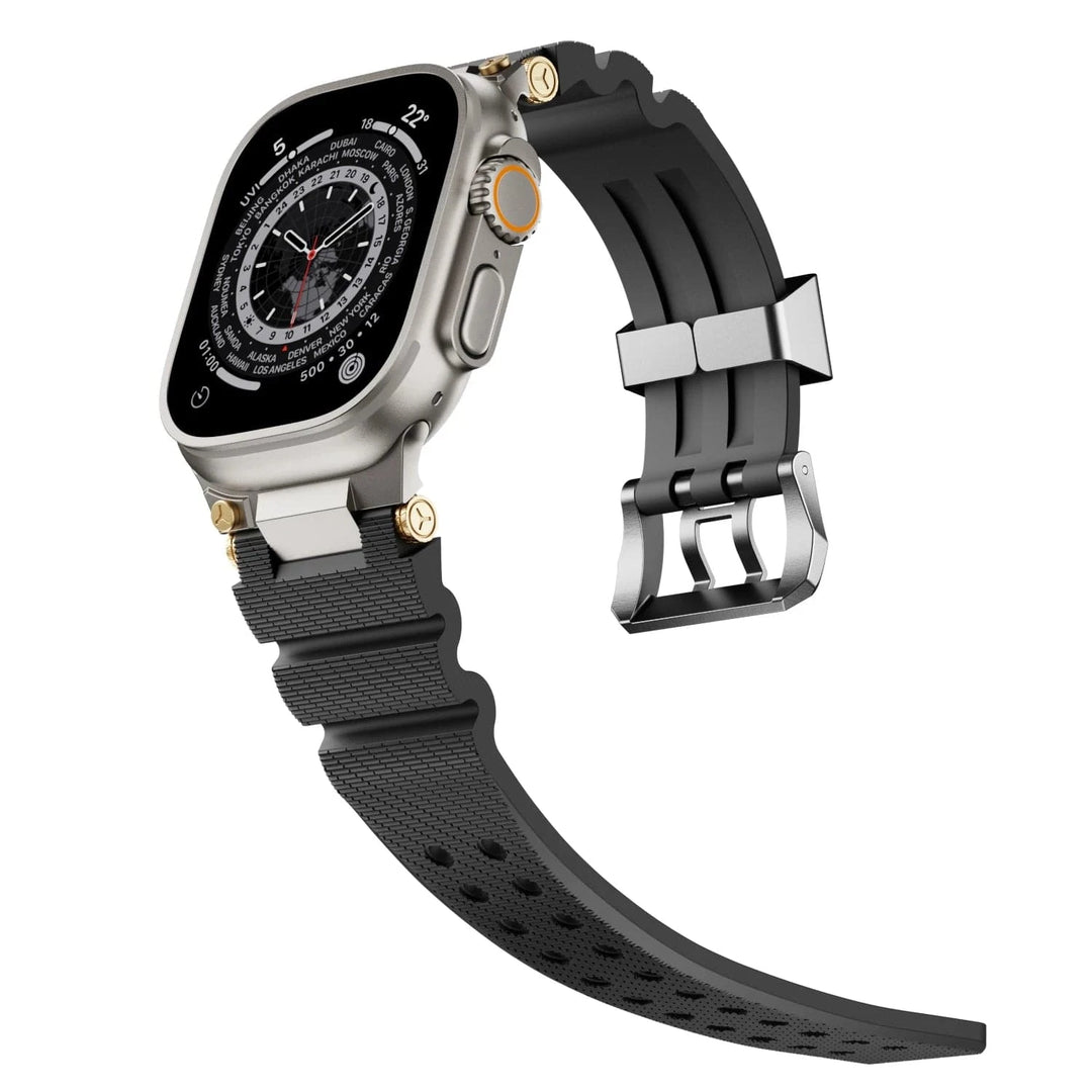 Mens Watch Band Black - Silver / Ultra  Ultra 2 (49mm) DP2506112L01