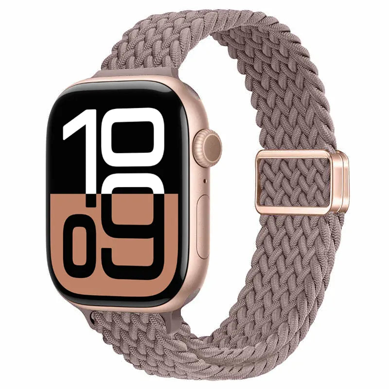 Slim Braided Magnetic Sports Watch Band 38mm / 40mm / 41mm / 42 mm  (S10) / Purple DP2410141S07