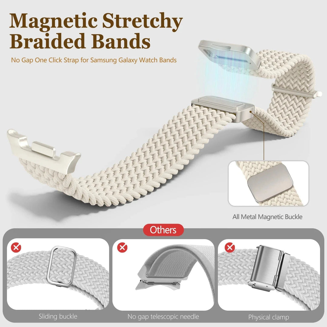 Braided Magnetic Sports Band For Samsung Watch 8
