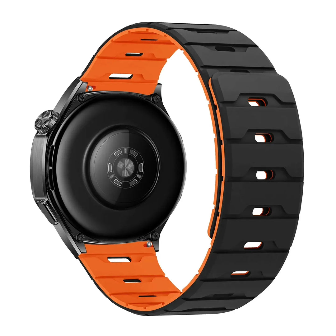 Magnetic Sports Band For Samsung Watch black-orange / 20mm watch band 200000049:10#black-orange;200000051:100016943#20mm watch band;200007763:201336100