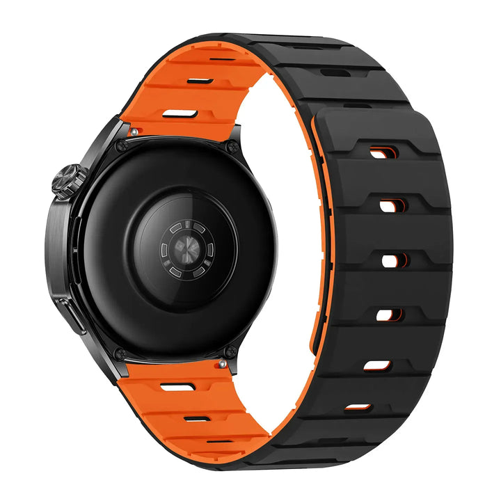 Magnetic Sports Band For Samsung Watch black-orange / 20mm watch band 200000049:10#black-orange;200000051:100016943#20mm watch band;200007763:201336100