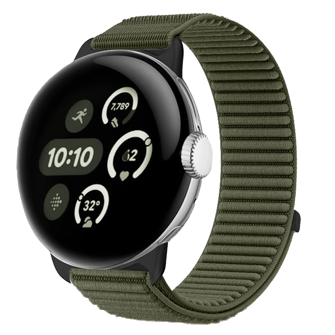 Nylon Band For Google Pixel Watch Spruce green / Pixel Watch 1 41mm DX2512272S17