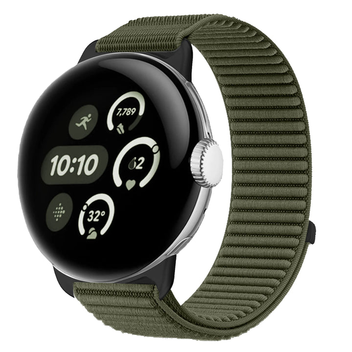 Nylon Band For Google Pixel Watch Spruce green / Pixel Watch 1 41mm DX2512272S17