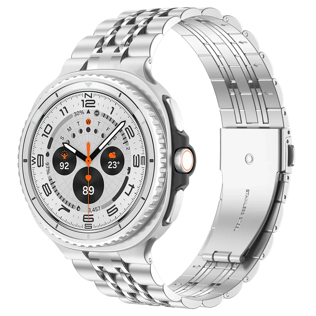 Slim Stainless Steel Bracelet Band For Samsung Watch 8 Galaxy watch 8 40mm / Silver DX250705101&DP204130301