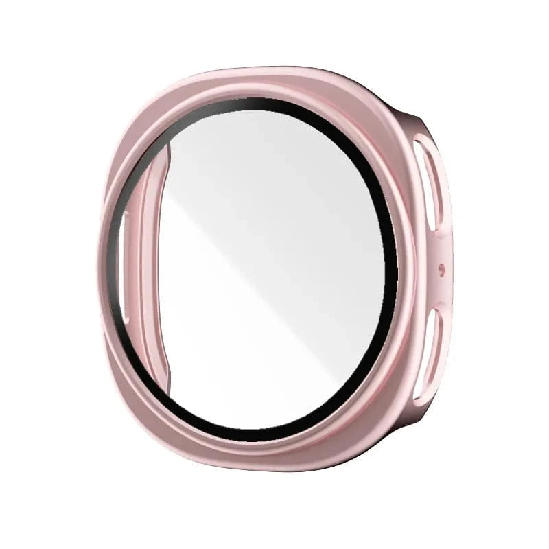 Tempered Glass Case For Samsung Watch 8 rose gold / galaxy watch 8 40mm 14:173#rose gold;200000046:201720837#galaxy watch 8 40mm;200007763:201336100