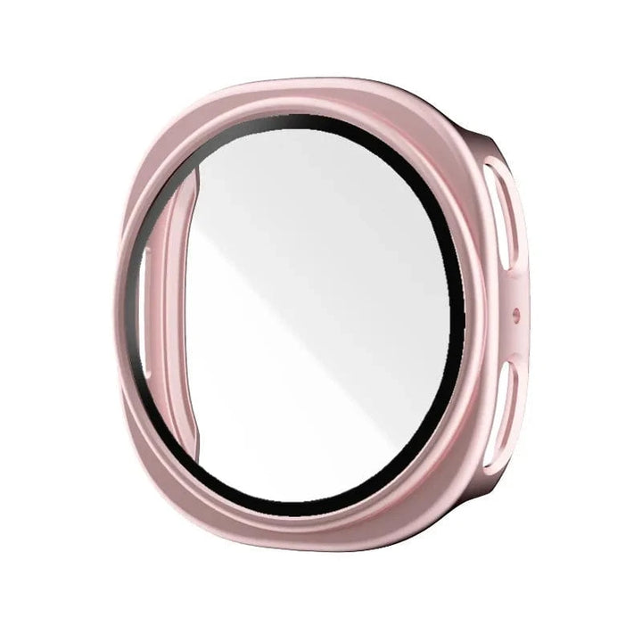 Tempered Glass Case For Samsung Watch 8 rose gold / galaxy watch 8 40mm 14:173#rose gold;200000046:201720837#galaxy watch 8 40mm;200007763:201336100