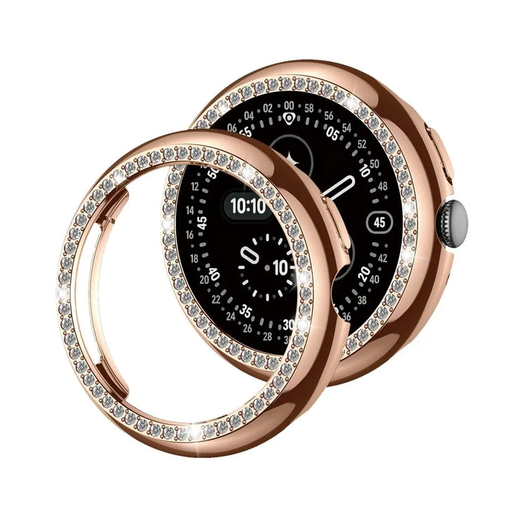 Rhinestone Diamond Case For Google Pixel Watch Rose Gold / Pixel Watch 4 41mm DX2508293S04