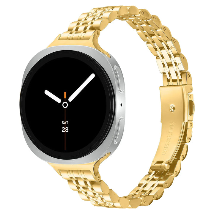 Slim Stainless Steel Bracelet Band For Samsung Watch 8 Galaxy watch 8 40mm / Slim Gold DX250920204&DP204130301