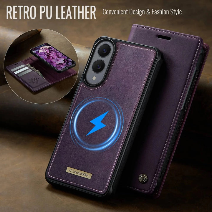 RFID Detachable Leather Card Holder Case For Samsung S Series