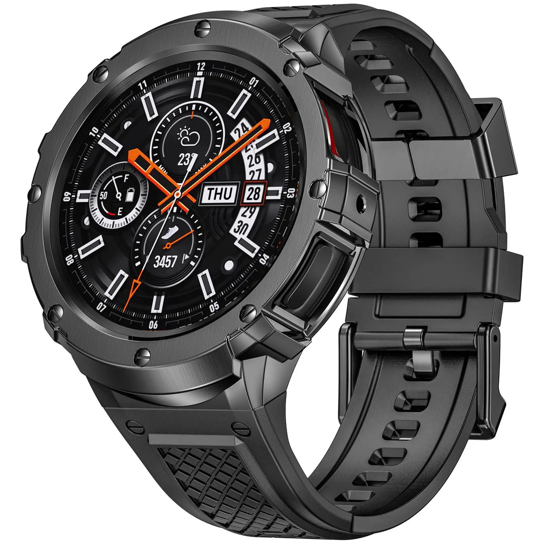 Tactical Band With Shockproof Case For Samsung Watch Galaxy Watch ( 7 6 5 4) 44mm / Grey DX250108BL05