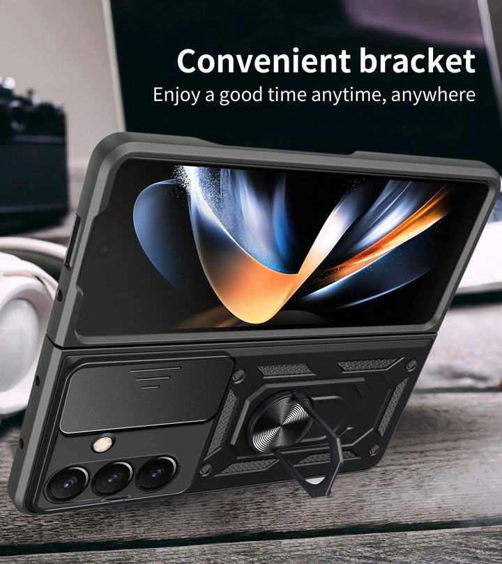 Magnetic Shockproof Case With Camera Cover For Samsung Z Fold