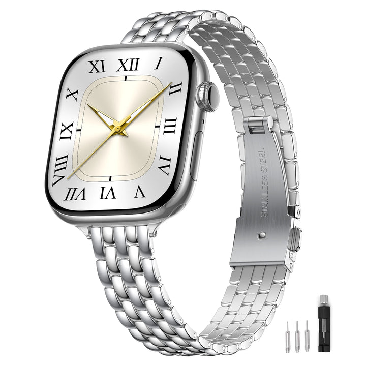 Classic Link Slim Stainless Steel Watch Band