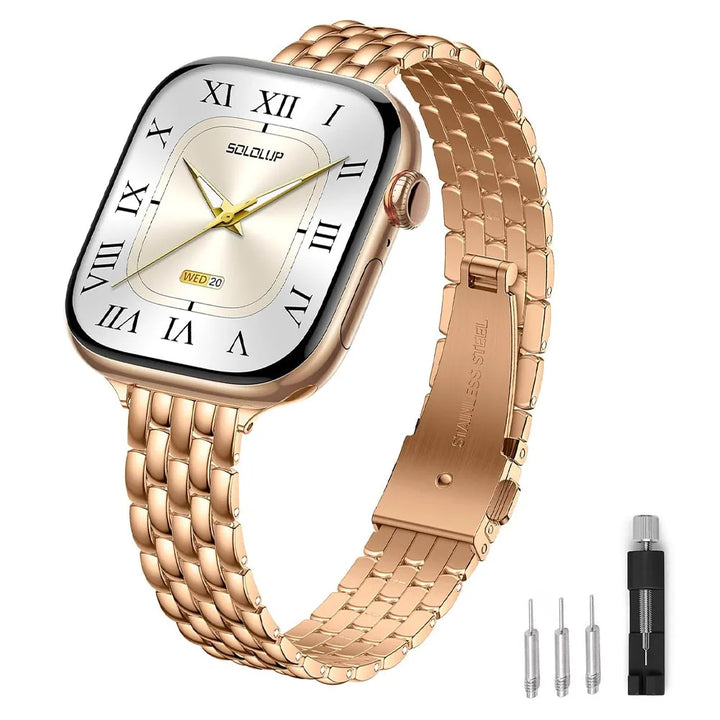 Classic Link Slim Stainless Steel Watch Band