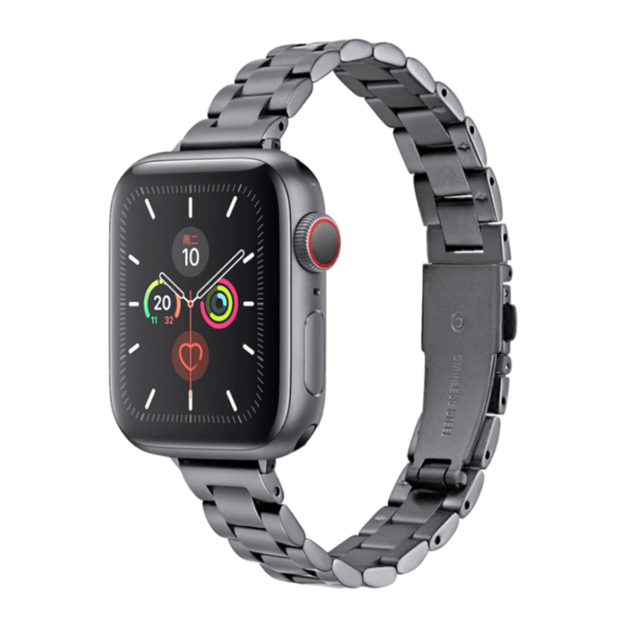 Slim Stainless Steel Watch Band Space Gray / 38mm, 40mm & 41mm DP210618S08&DP18111200