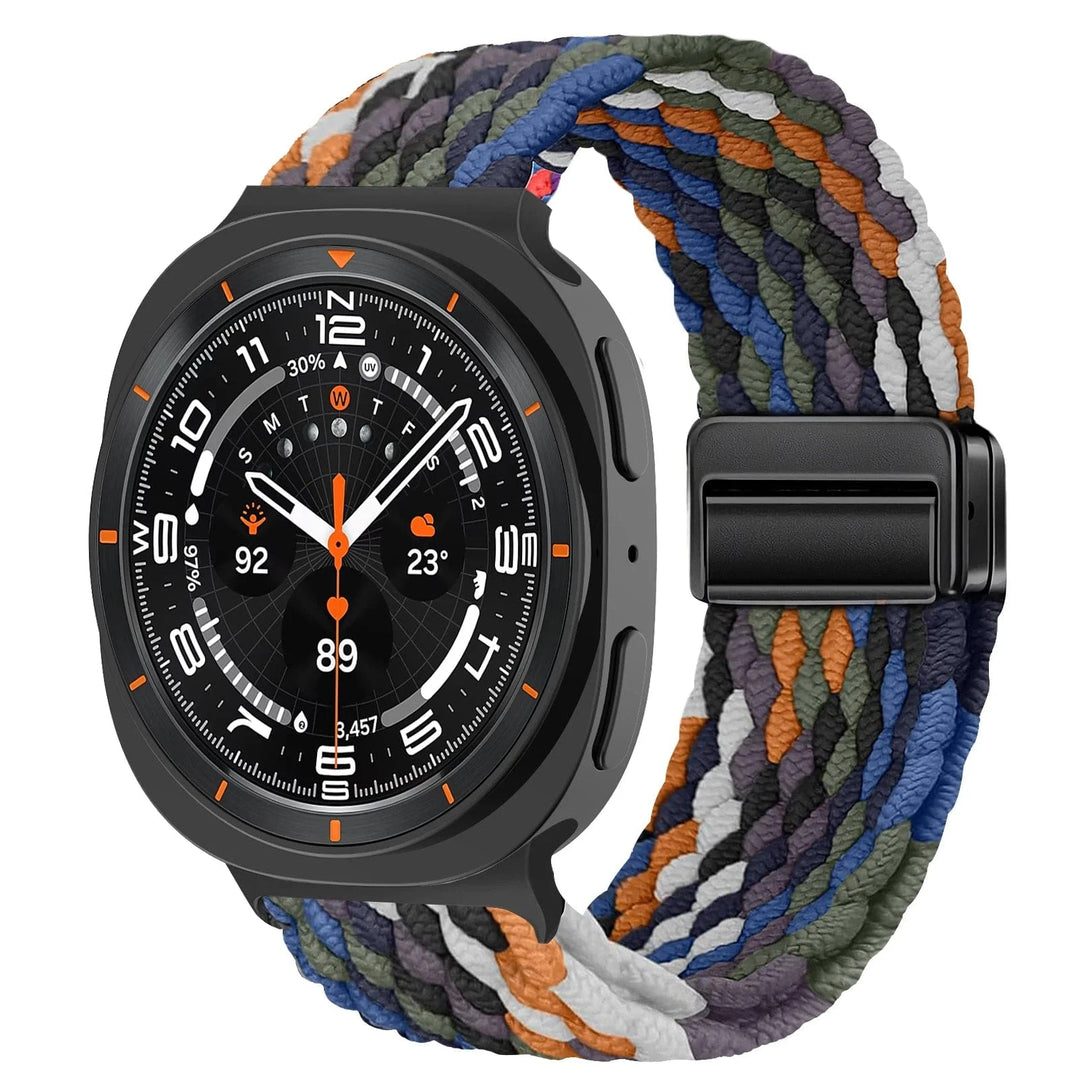 Braided Magnetic Sports Band For Samsung Watch 8 cowboy / galaxy watch 8 44mm 200000049:990994103#cowboy;200000051:201336458#galaxy watch 8 44mm;200007763:201336100
