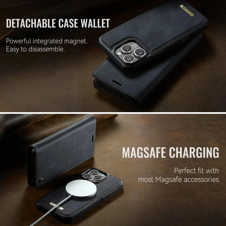 RFID Detachable Leather Card Holder Phone Case