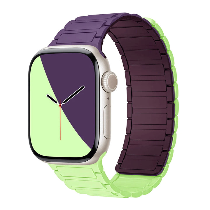 Magnetiskt silikon Klockarmband