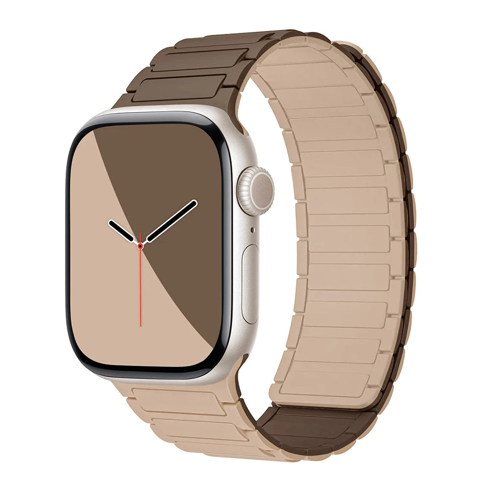 Magnetiskt silikon Klockarmband