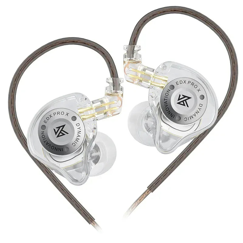 Wired Earbud Headphones Clear NO MIC 14:173#Clear NO MIC