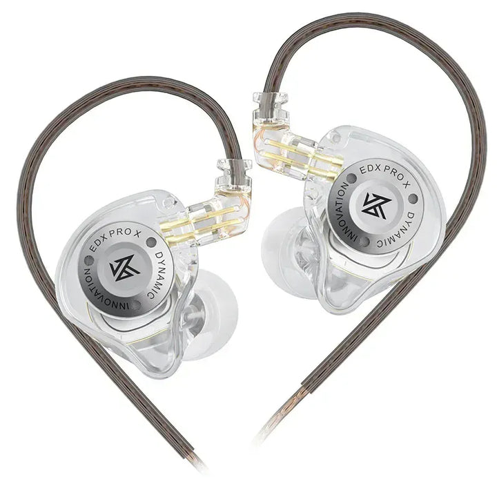 Wired Earbud Headphones Clear NO MIC 14:173#Clear NO MIC