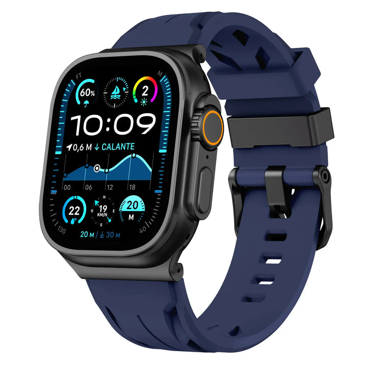 Rugged Silicone Sports Watch Band
