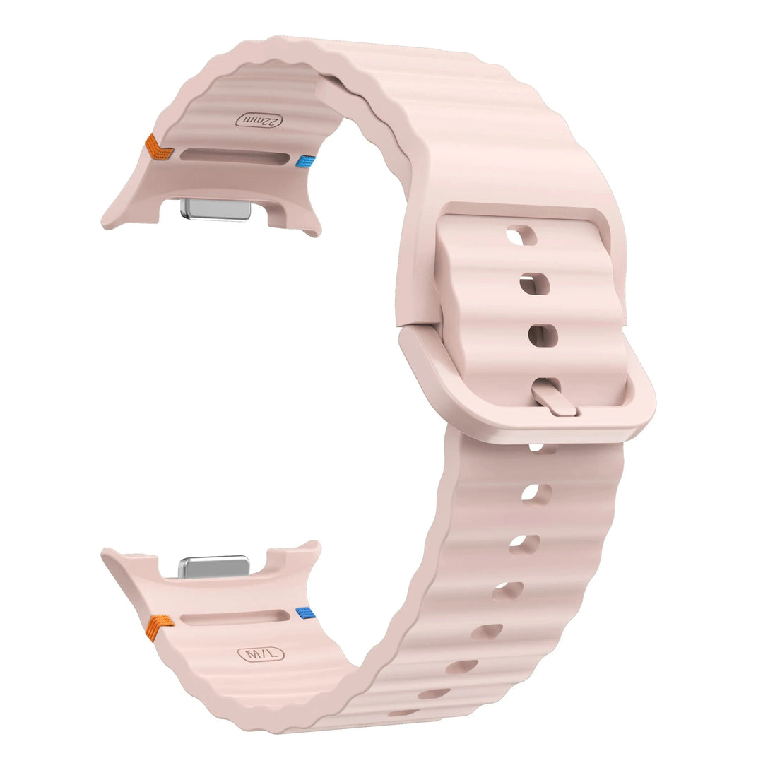 Silicone Sports Band For Samsung Watch 8 Pink / galaxy watch 8 40mm 200000049:1386586452#pink;200000051:100016950#galaxy watch 8 40mm;200007763:201336100